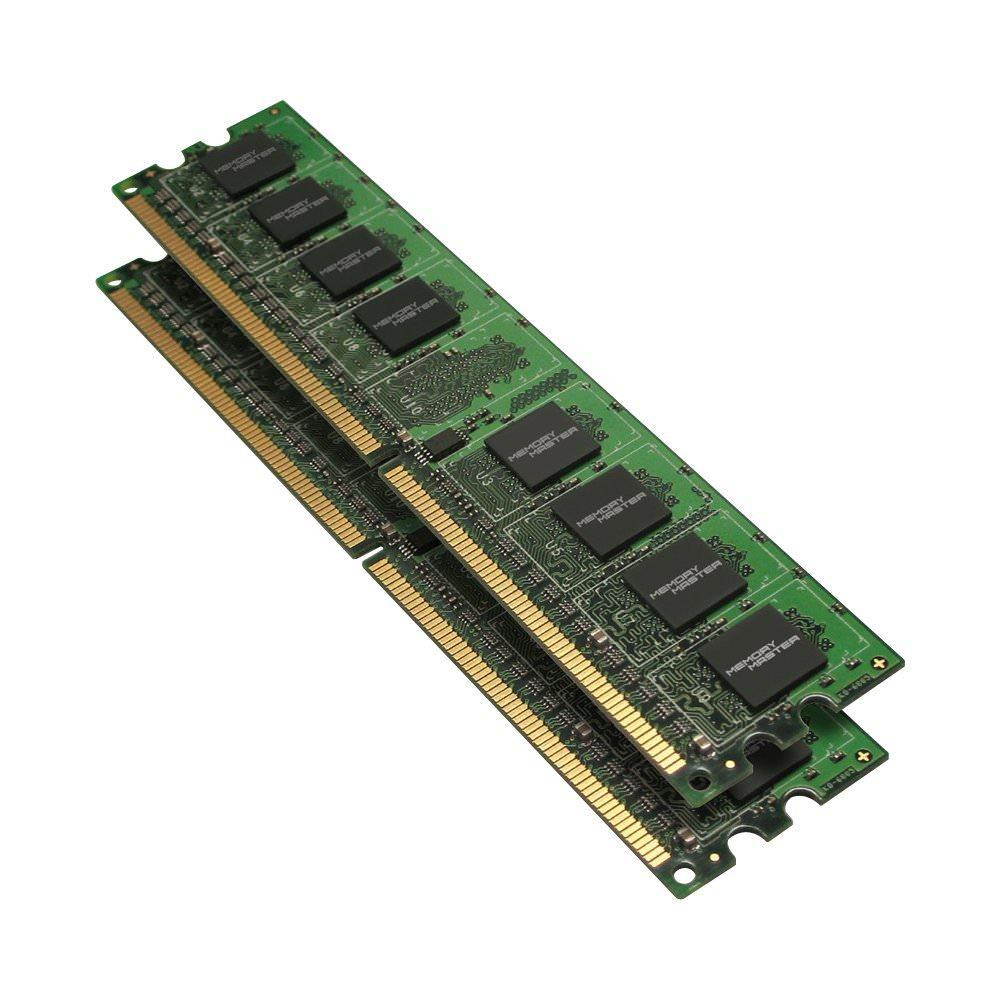 Memory Master 2 GB (2 x 1 GB) DDR2 667MHz PC2-5300 Notebook SODIMM Memory Modules (MMN2048KD2-667)