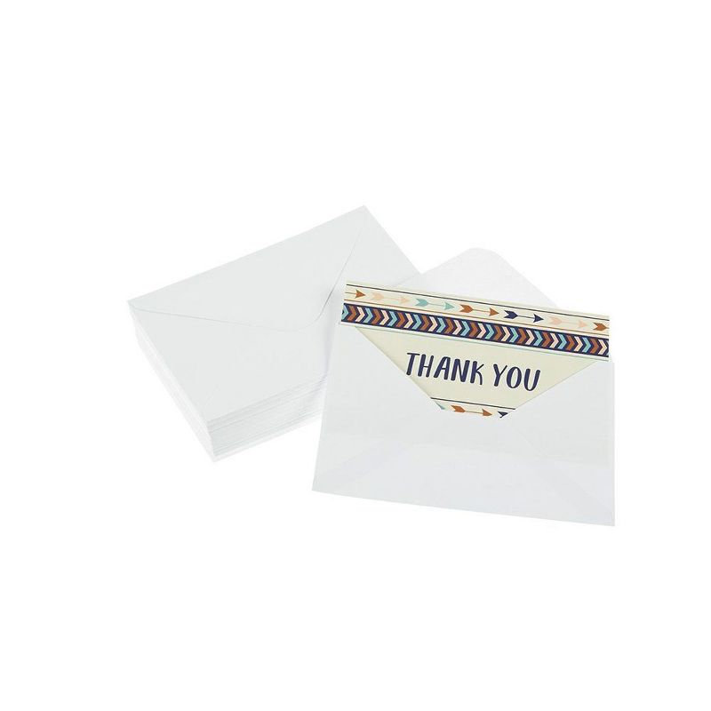 Juvale 48-Pack Assorted Tribal Greeting Cards Sets - Happy Birthday, Thank You, Blank, 12 Design, 4x6 in