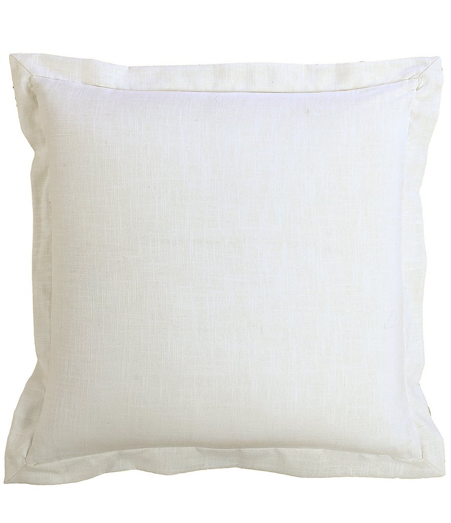 HiEnd Accents White Linen Euro Sham