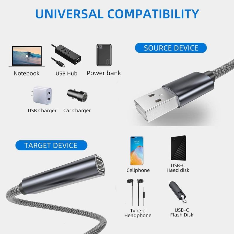 USB 30 to USB C Adapter 3 Pack USB 31 Type C Female to USB 30 A Male Adapter Converter Support Data Sync Charging