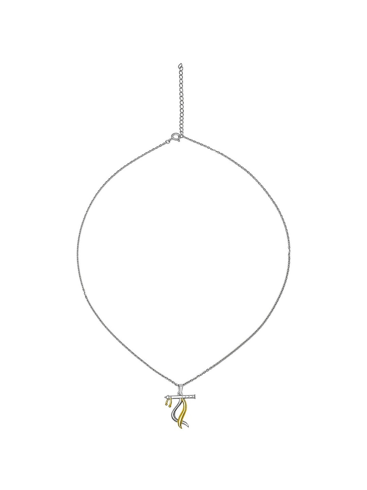Zavya 92.5 Sterling Silver Pearlescent Elegance Pendant with Chain for Women