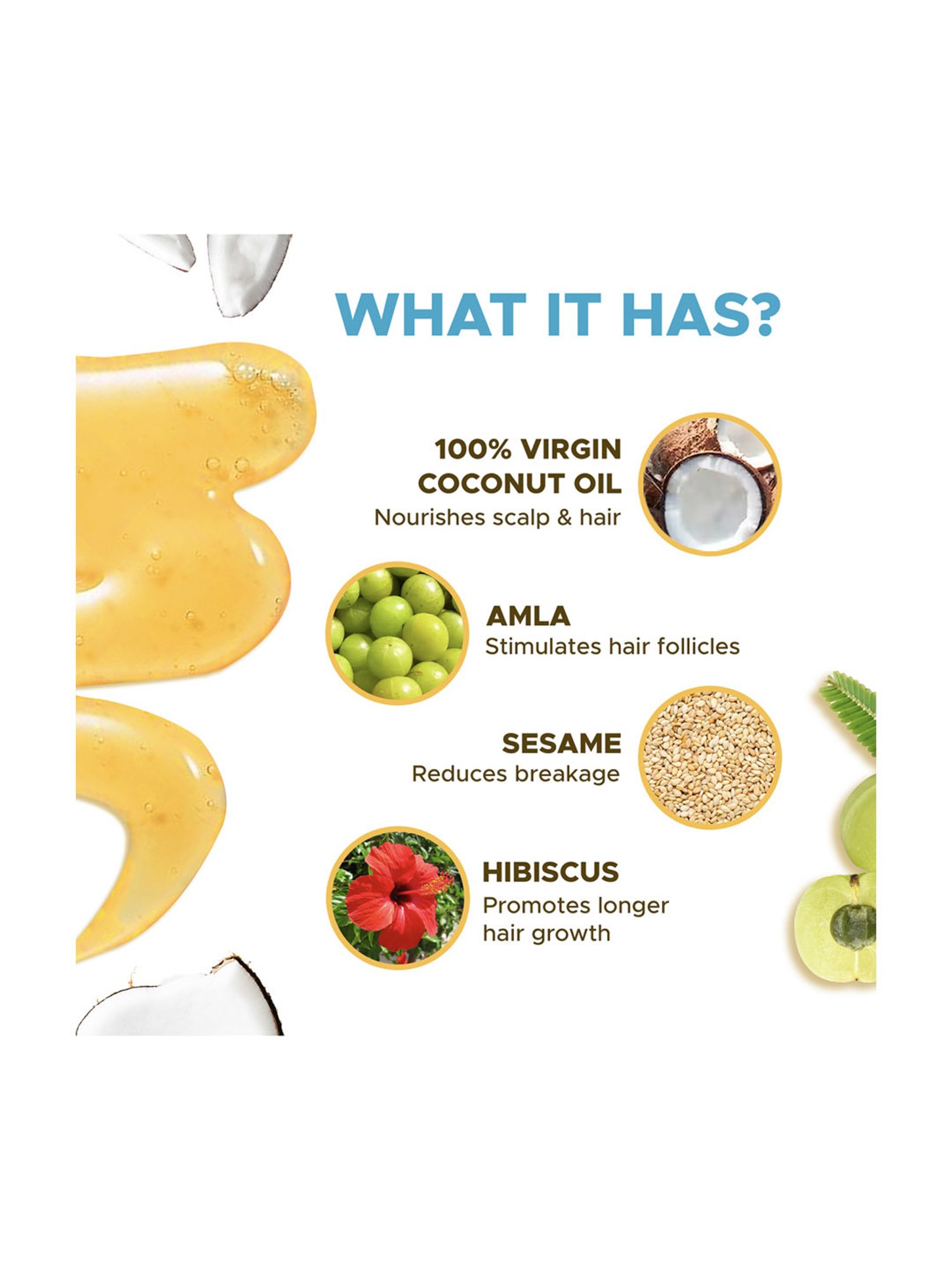 Coco Soul Shampoo for Long, Strong & Black Hair with Ayurvedic Medicine by Parachute Advanced-200 ml