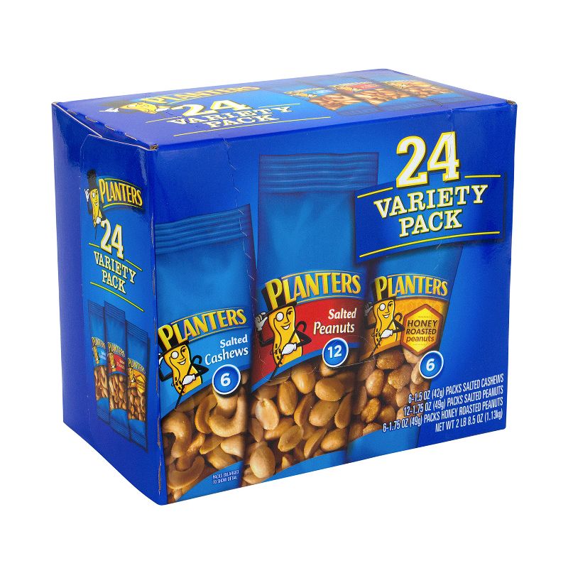 Planters Nuts Variety Pack - 8.5oz/24ct
