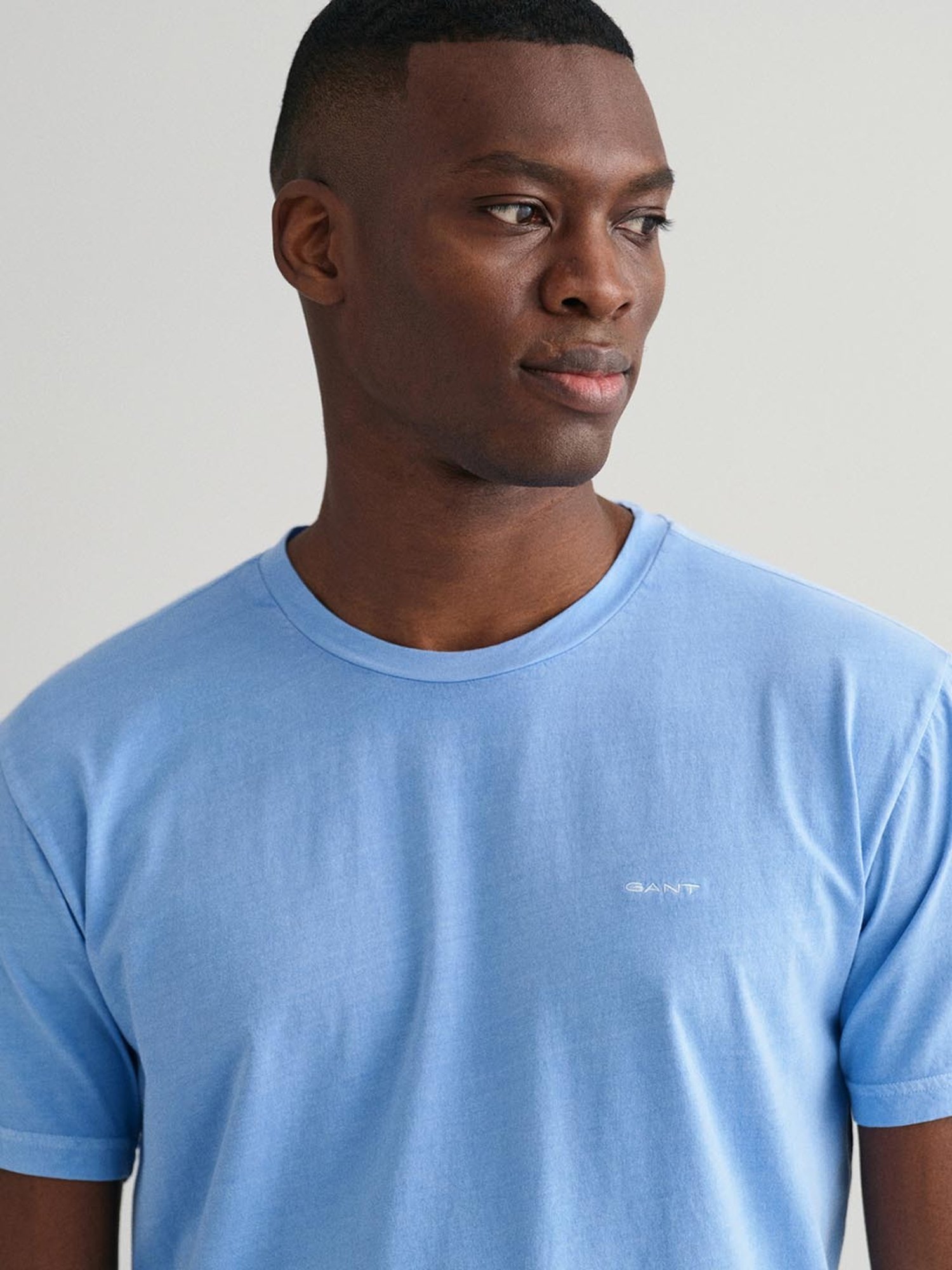 GANT Blue Cotton Modern Fit T-Shirt