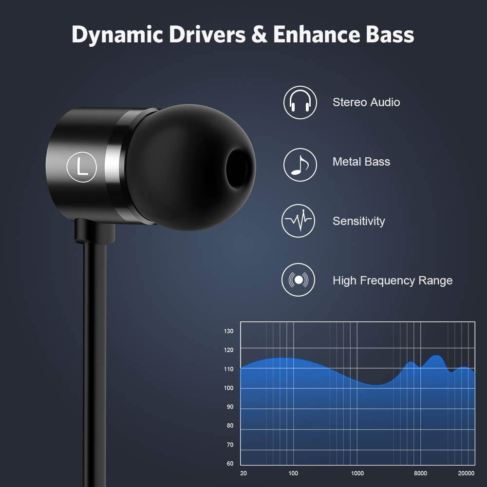 USB C Headphones with Microphone Earphones for OnePlus 8 Pro Stereo Earbuds in-Ear Headphones with Type C Connector for Samsung S20 FE Note 20 Ultra Note 10 Plus, OnePlus 8T 7T 7 Pro, iPad Pro