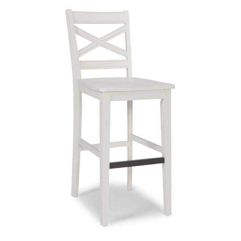 Seaside Lodge Barstool White - Home Styles