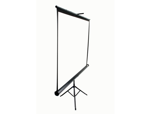 Elite Screens Inc. Tripod Portable Tripod Manual Pull Up Projection Screen (100" 4:3 AR) (MaxWhite) T100UWV1