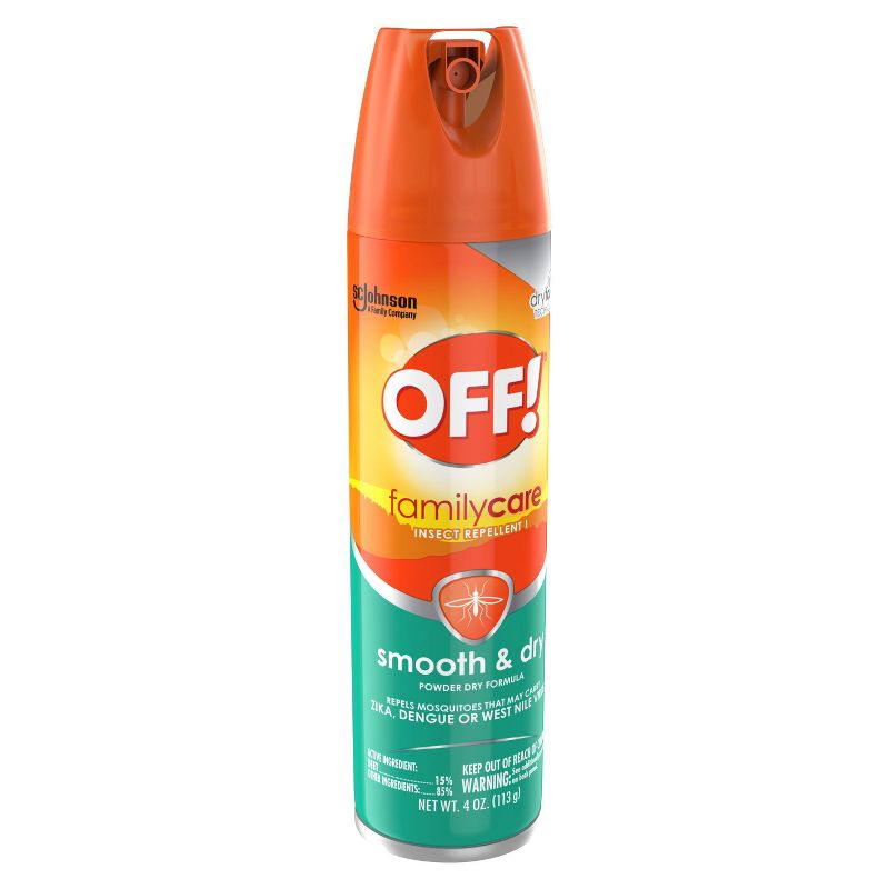 OFF! 4oz Familycare Smooth & Dry Aerosol Repellant
