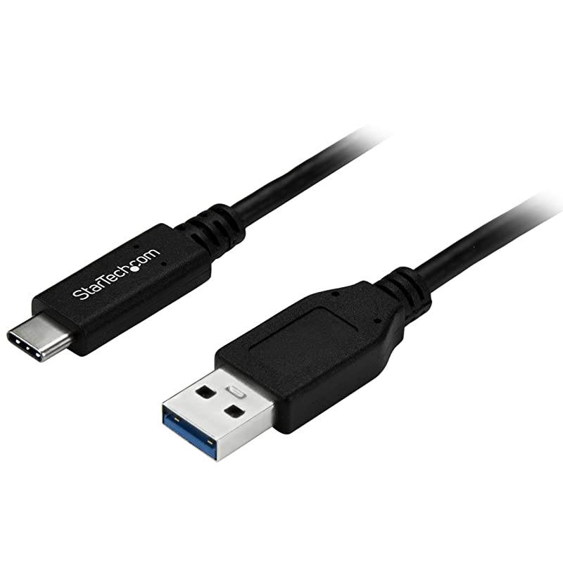 com USB to USB C Cable 1m 3 ft 5Gbps USB A to USB C USB Type C USB Cable Male to Male USB C to USB USB315AC1MBlack