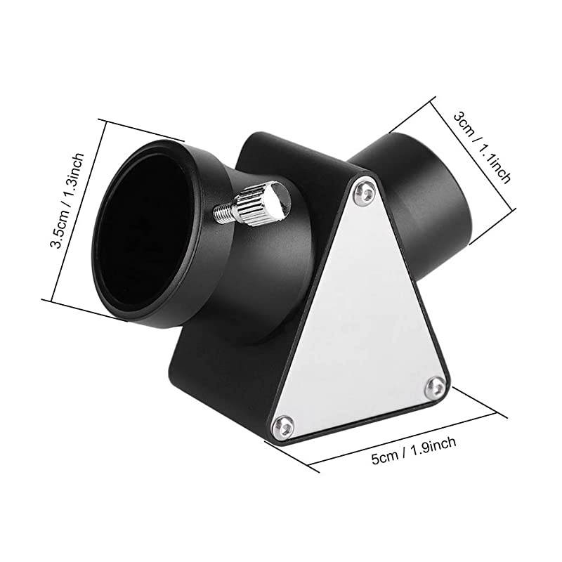 1.25 Inch 45 Degree Erect Image Lens Dielectric Mirror Astronomical Telescope Universal Accessories
