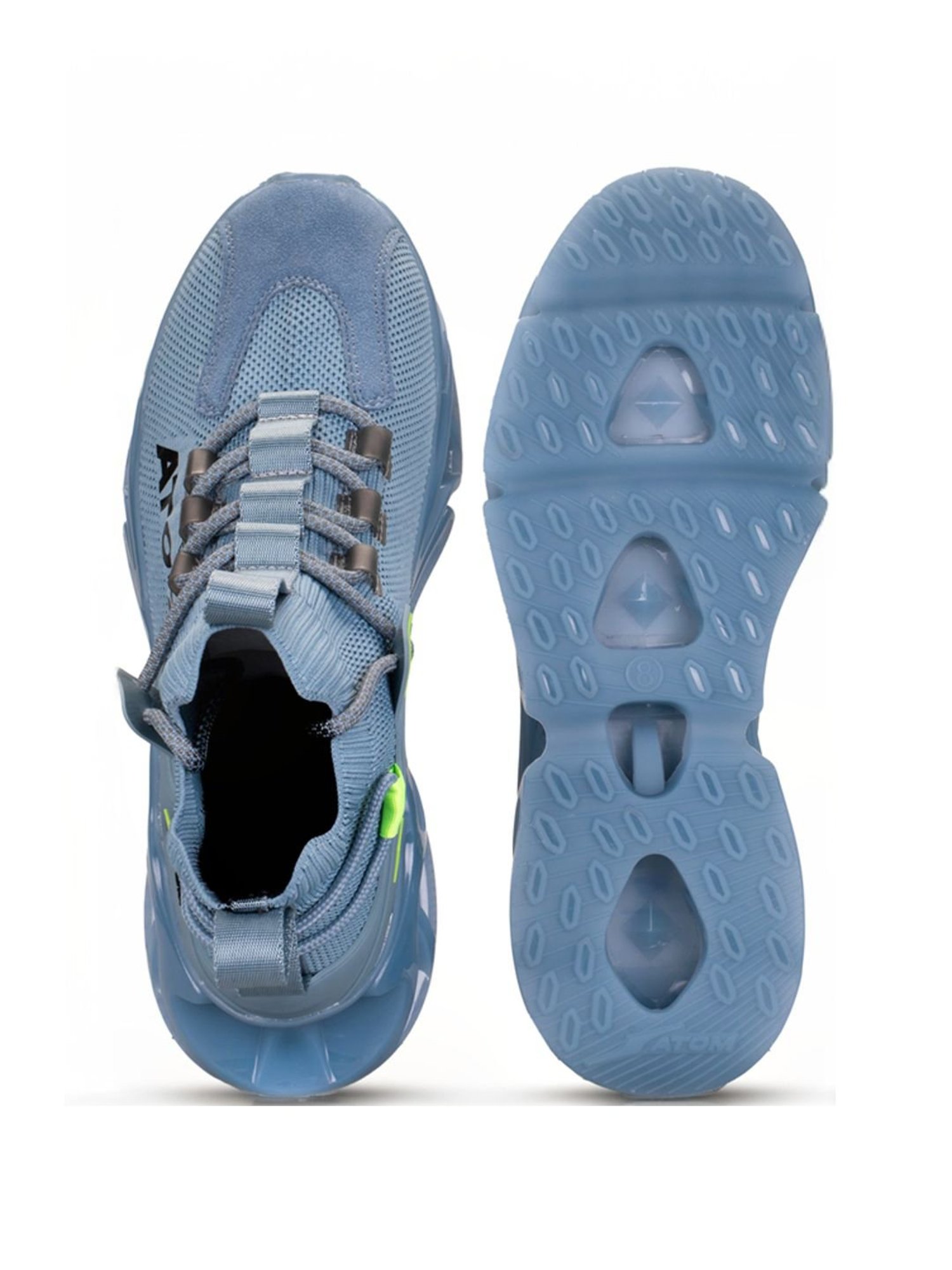 Atom Men's Hollow Man Blue Running Shoes