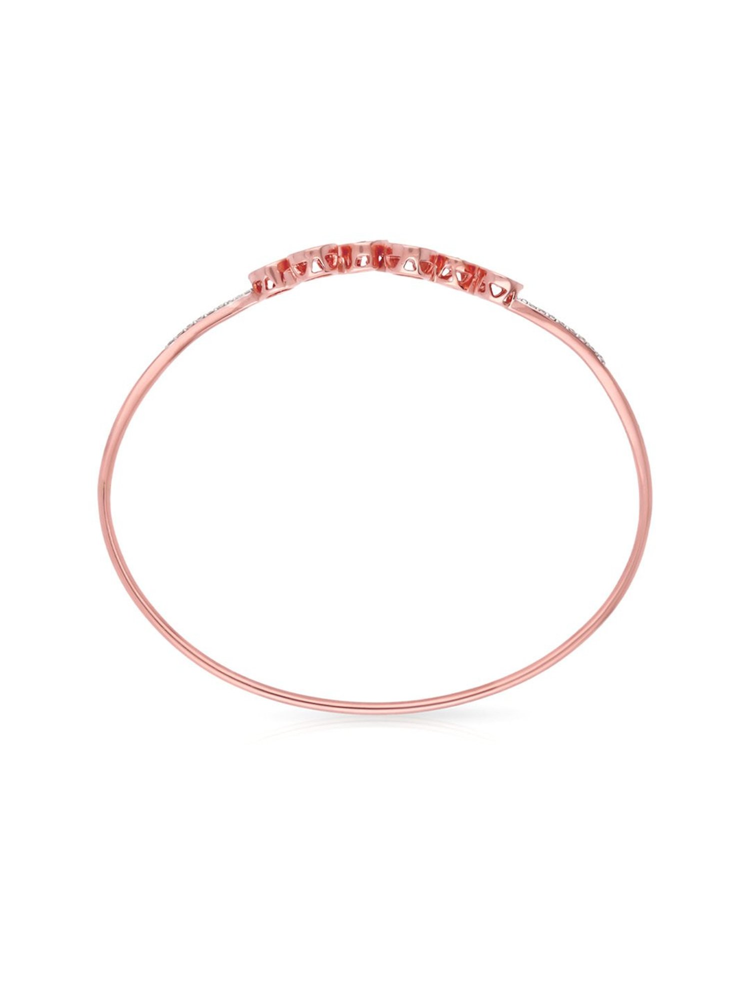 Candere by Kalyan Jewellers BIS Hallmark 18K Yellow Gold and Certified Diamonds Bracelet