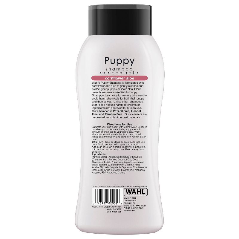 Wahl Puppy Gentle Formula Baby Fresh Shampoo Concentrate - 24oz