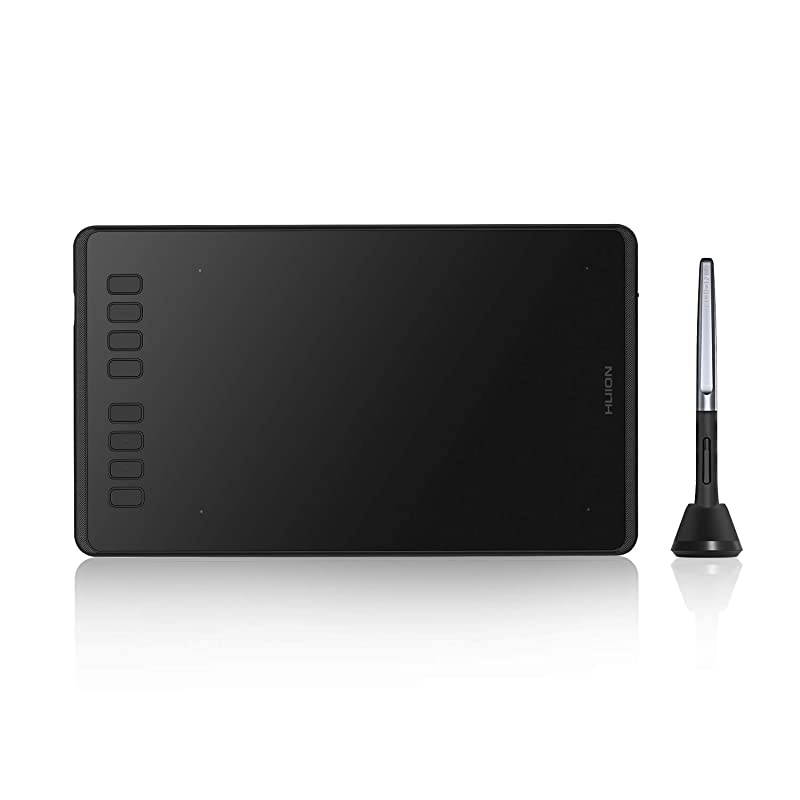 Inspiroy H950P Graphics Drawing Tablet with Tilt Response Battery-Free Stylus and 8192 Pen Pressure