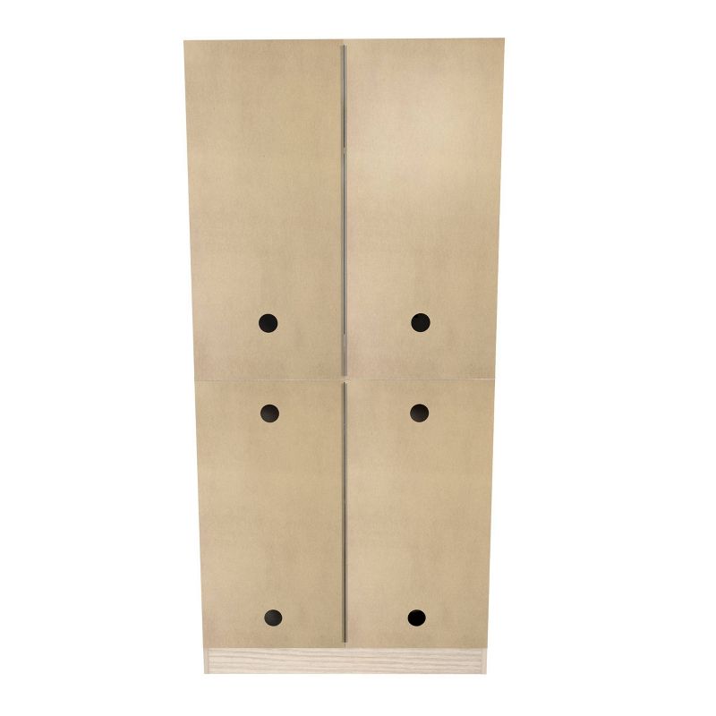 Computer Work Center Washed Oak - Inval