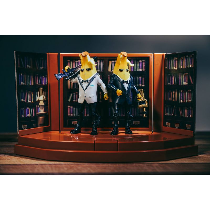 Fortnite Agent's Room & Agent Peely Action Figure 4pk