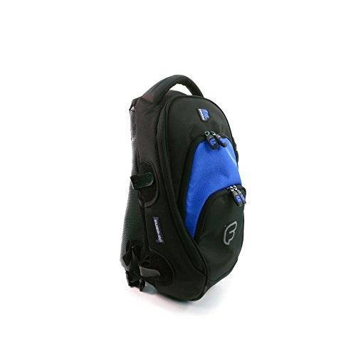 fusion fbpa01b premium series  medium backpack, black/blue