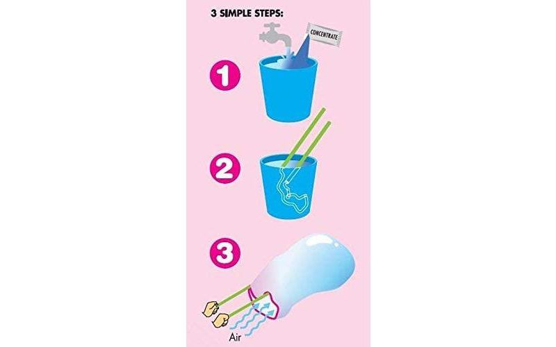 South Beach Bubbles WOWmazing Giant Bubble Wands 3-Piece Kit | Wand + Bubble Concentrate + Booklet