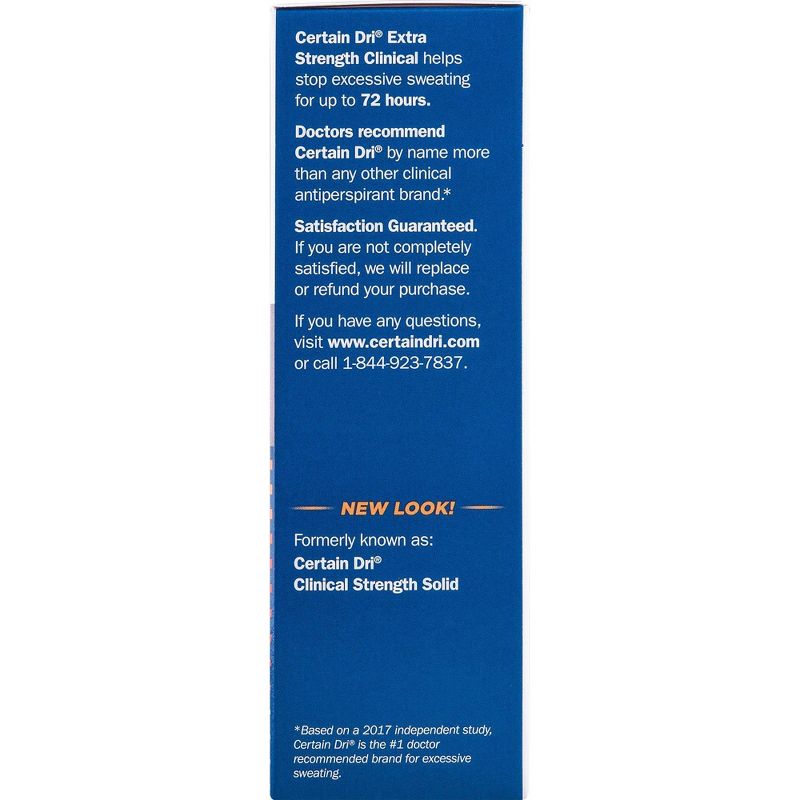 Certain Dri Extra Strength Clinical Solid Antiperspirant + Deodorant - 5.1oz/3pk