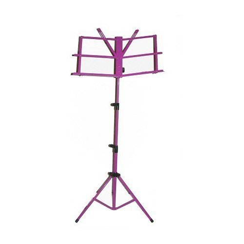 Dizzy Gillespie Elite Series Trumpet Mouthpiece Pack w/Dizzy Gillespie Trumpet Silver Polish Cloth 2 PK + Purple Music Stand