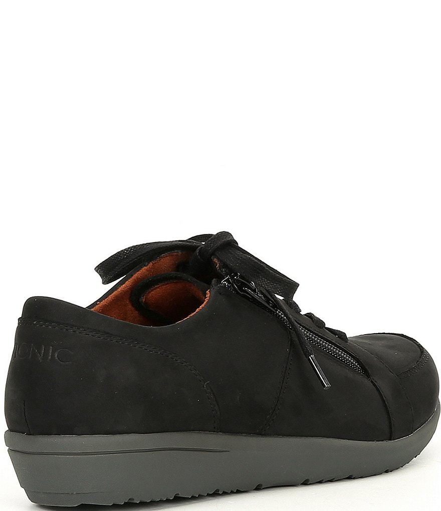 Vionic Abigail Suede Textile Lace-Up Sneakers