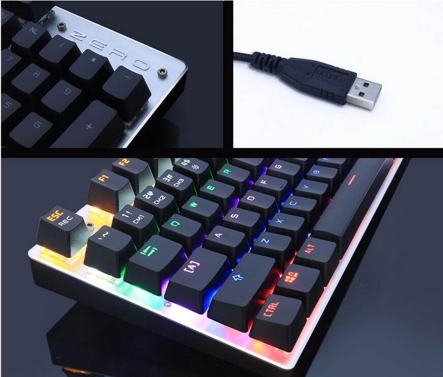 Glorious Modular Mechanical Gaming Keyboard (GMMK)- Barebone Edition (DIY Assembly Required) (Full Size, Black) + Glorious Black Aura Keycaps (Bundle)