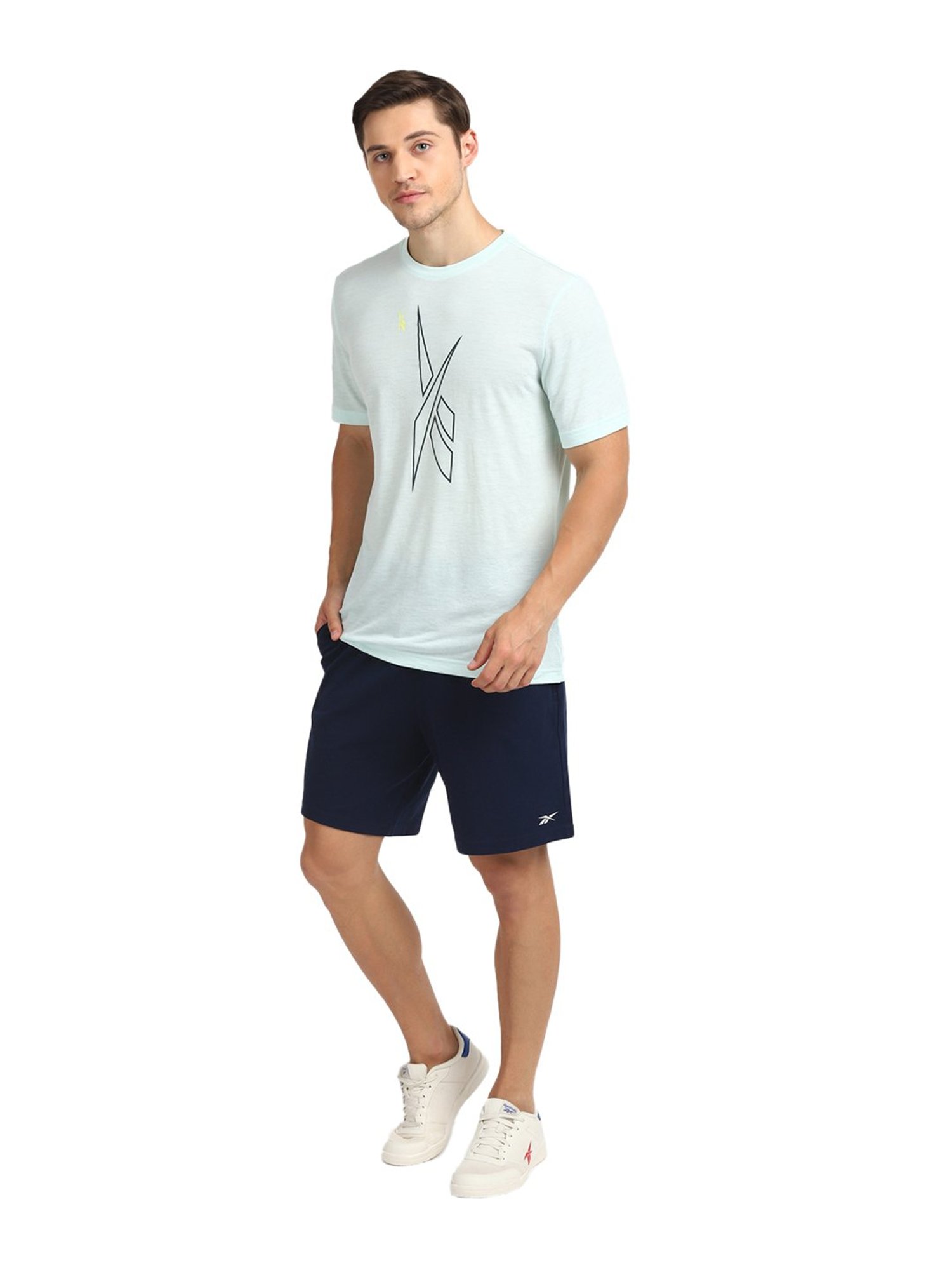 Reebok MYT SS Aqua Printed T-Shirt