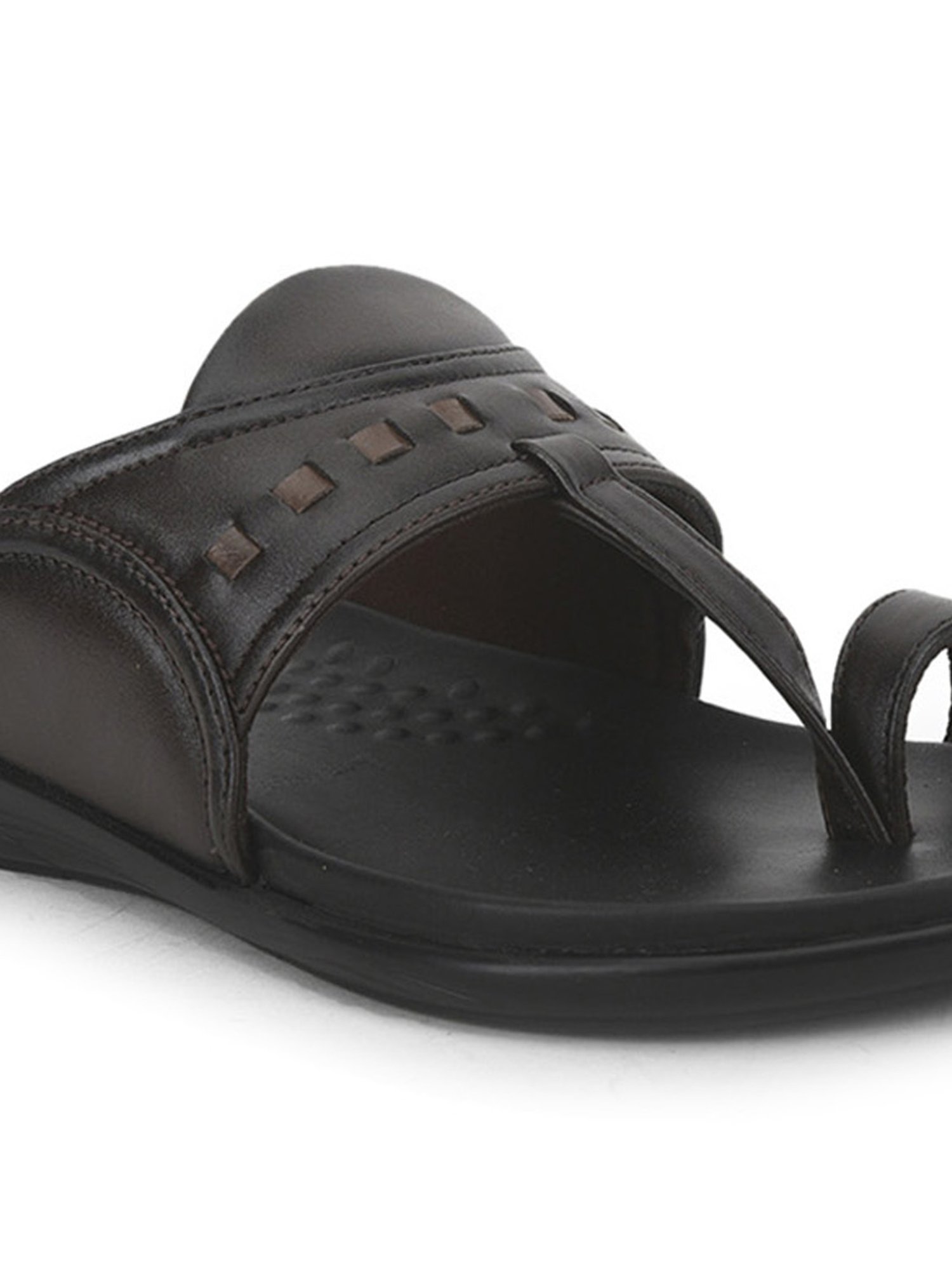 Coolers By Liberty Men's Brown Toe Ring Sandals