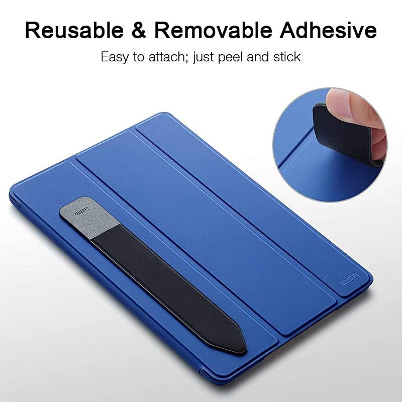 Pencil Holder Compatible with Pencil 1st and 2nd Gen Elastic Pocket Stylus Pens Protected and Safe Pouch Adhesive Sleeve Attached to Case for Stylus Pens Black