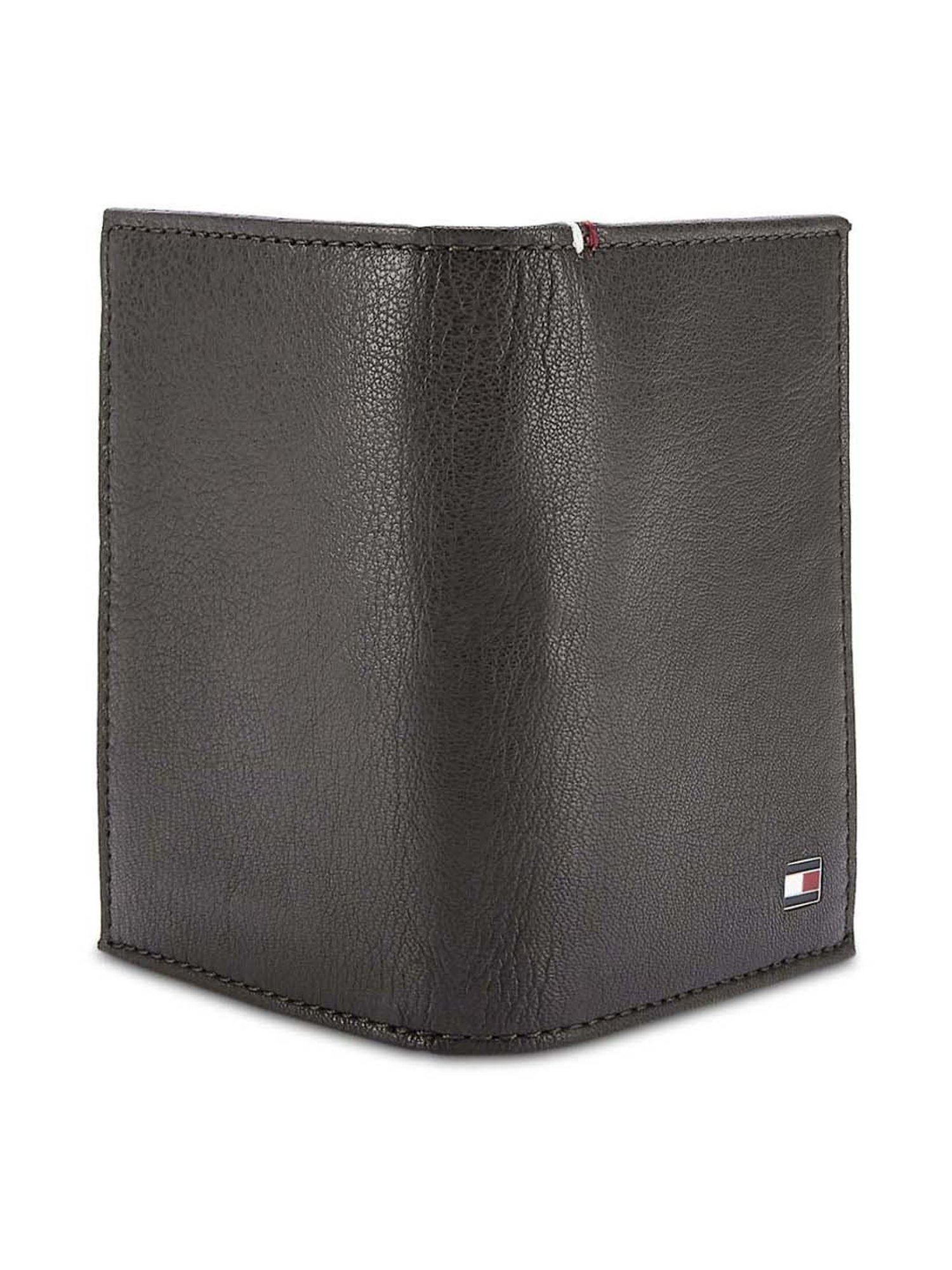 Tommy Hilfiger Stalin Brown Casual Leather Bi-Fold Wallet Gift Set for Men