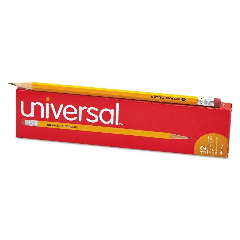 Universal 12pk #2 Woodcase Pencil Yellow