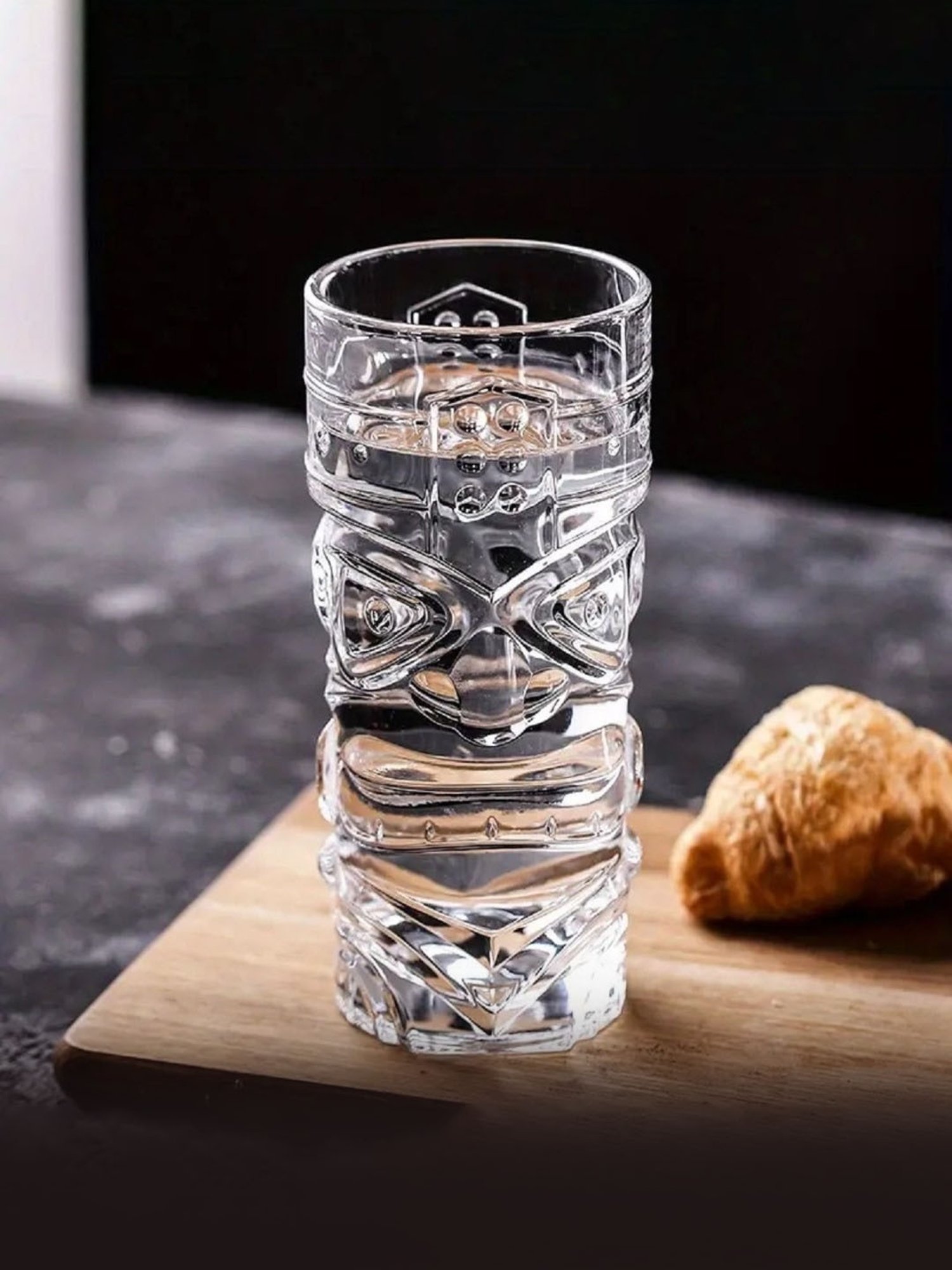 Melbify Tiki Hawaiian Style Transparent Cocktail Glasses 350ml - Set of 6