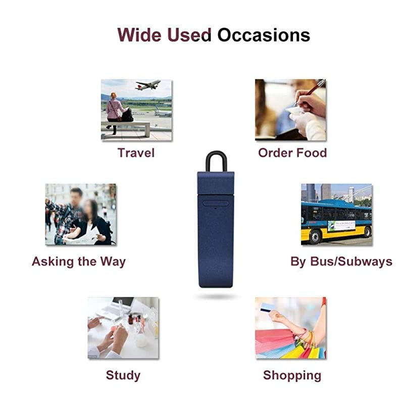 Language Translation Devices Bluetooth MultiLanguage Translator Earphone 16 language translator earpiece with APP for iPhone for Samsung for iPad and More