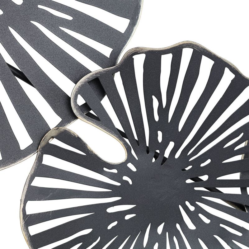 Newhill Designs Ponderay 40 1/2" Wide Black Fan Metal Wall Art