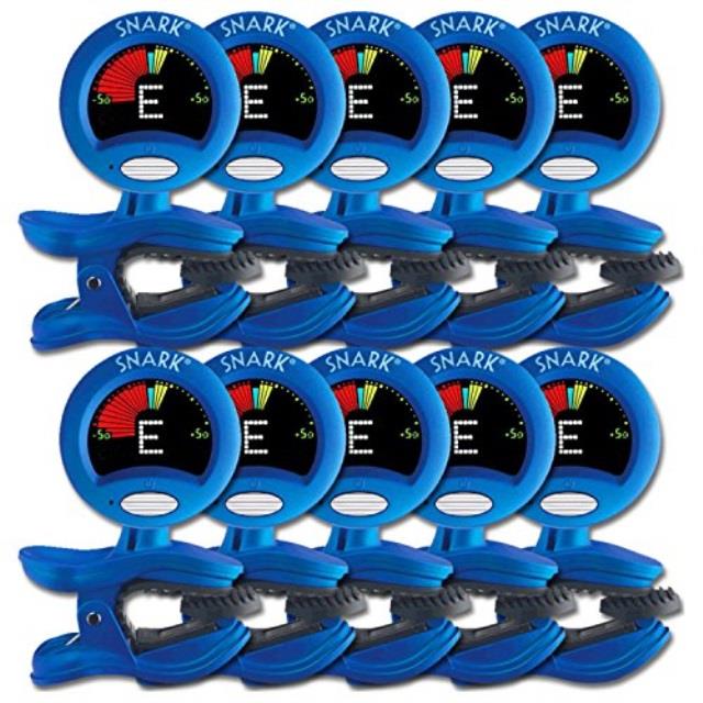 10 pack of snark sn1 chromatic guitar/instrument tuners