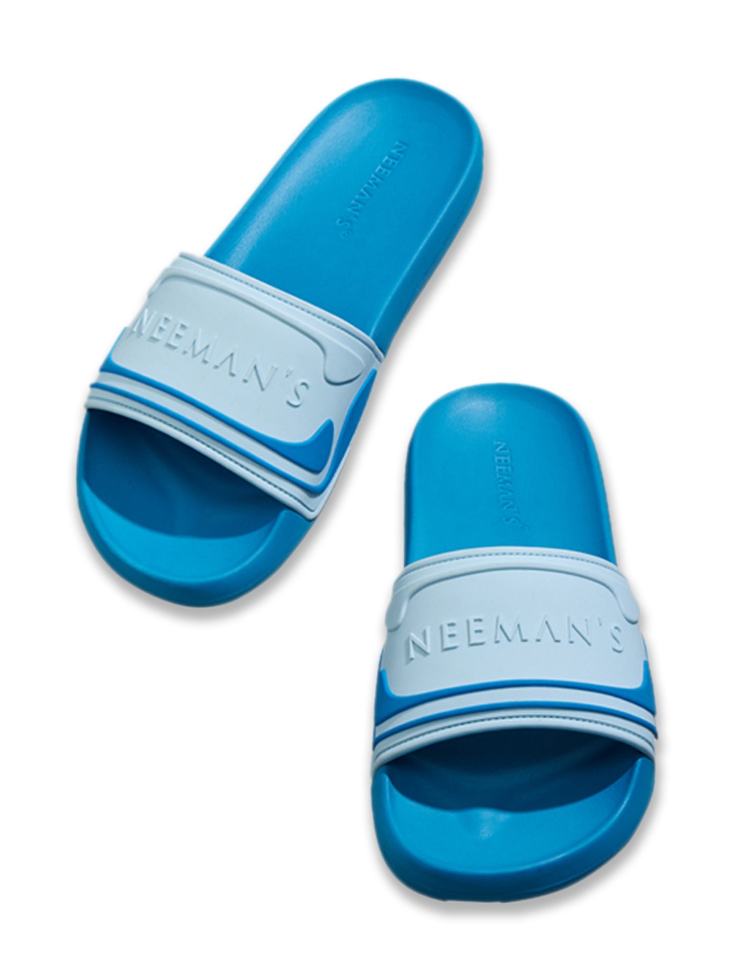 Neemans Men's Travel Blue Slides