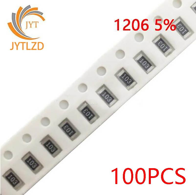 680 OHM 5% 1206 100PCS 1206 5% SMD resistor 0R ~ 10M 1/4W