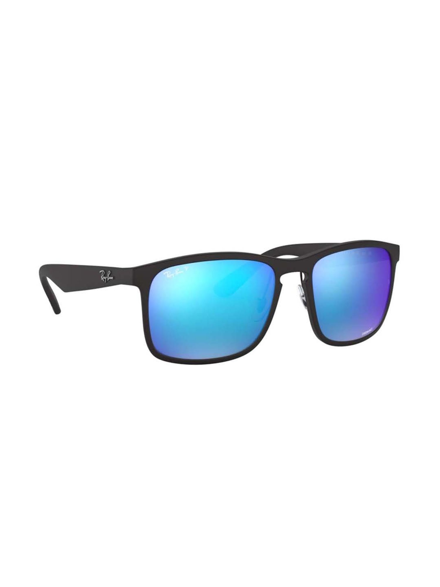 RAY-BAN Men Polarized Blue Lens Square Sunglasses - 0RB4264601SA158