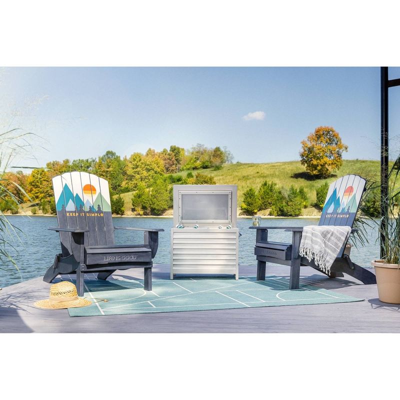 Adirondack Folding Chair Blue - Life is Good