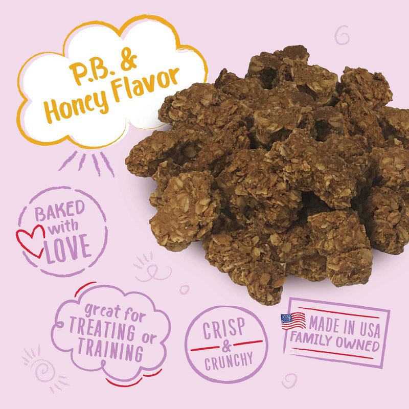 Charlee Bear Bearnola Peanut Butter and Honey Dog Treats - 5oz