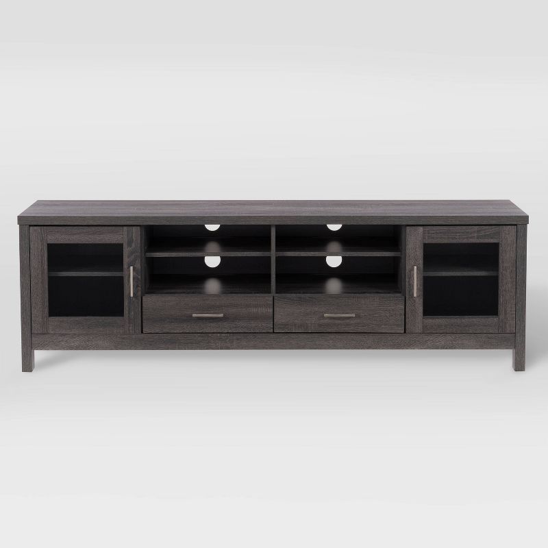 Hollywood TV Cabinet For TV's up to 80" Dark Gray - CorLiving