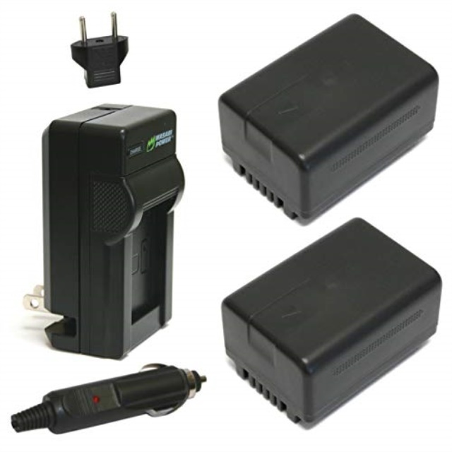 Wasabi Battery and Charger Kit for Panasonic VW-VBT190
