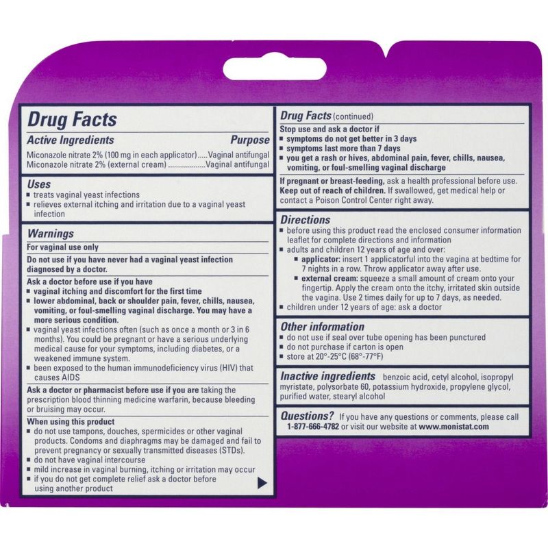 Monistat 7Day Combination Pack - 7ct