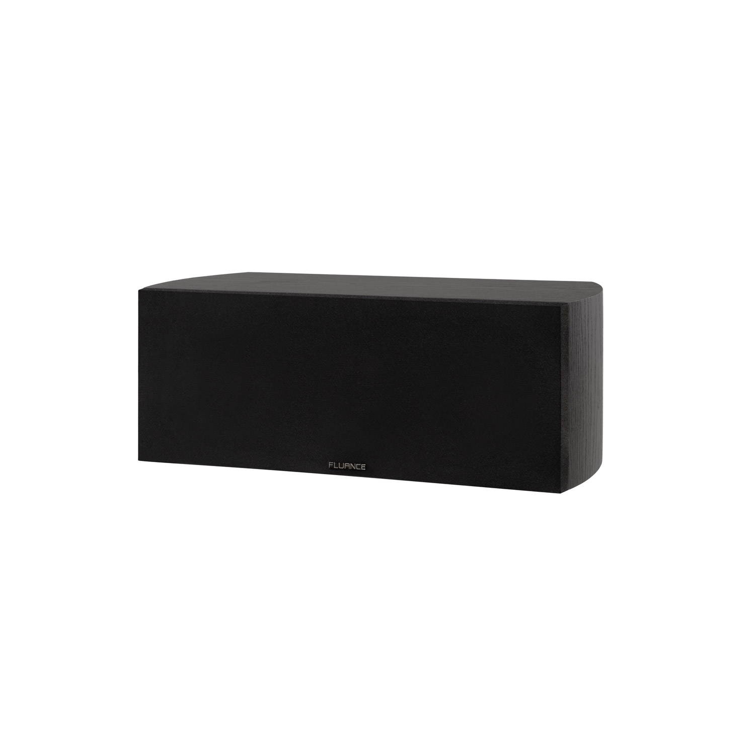 Fluance Reference High Performance 2-Way Center Channel Speaker for Enhanced Dialogue and Vocals in Home Theater Surround Sound Systems - Black Ash (XL8C)