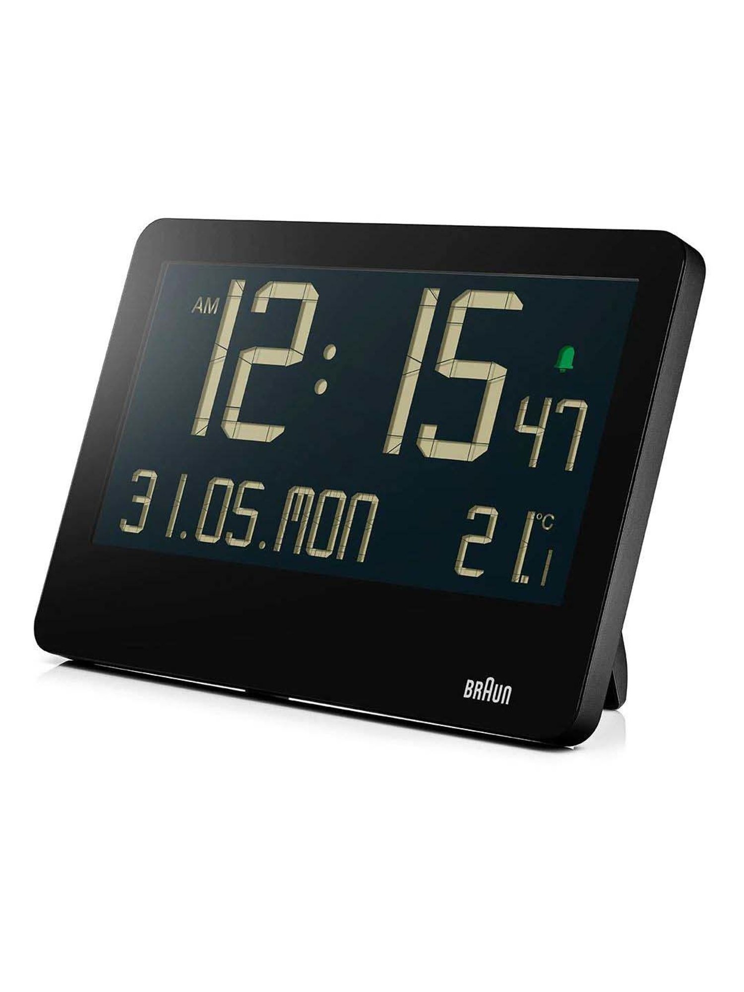 Braun Black Classic Analog Alarm Clock