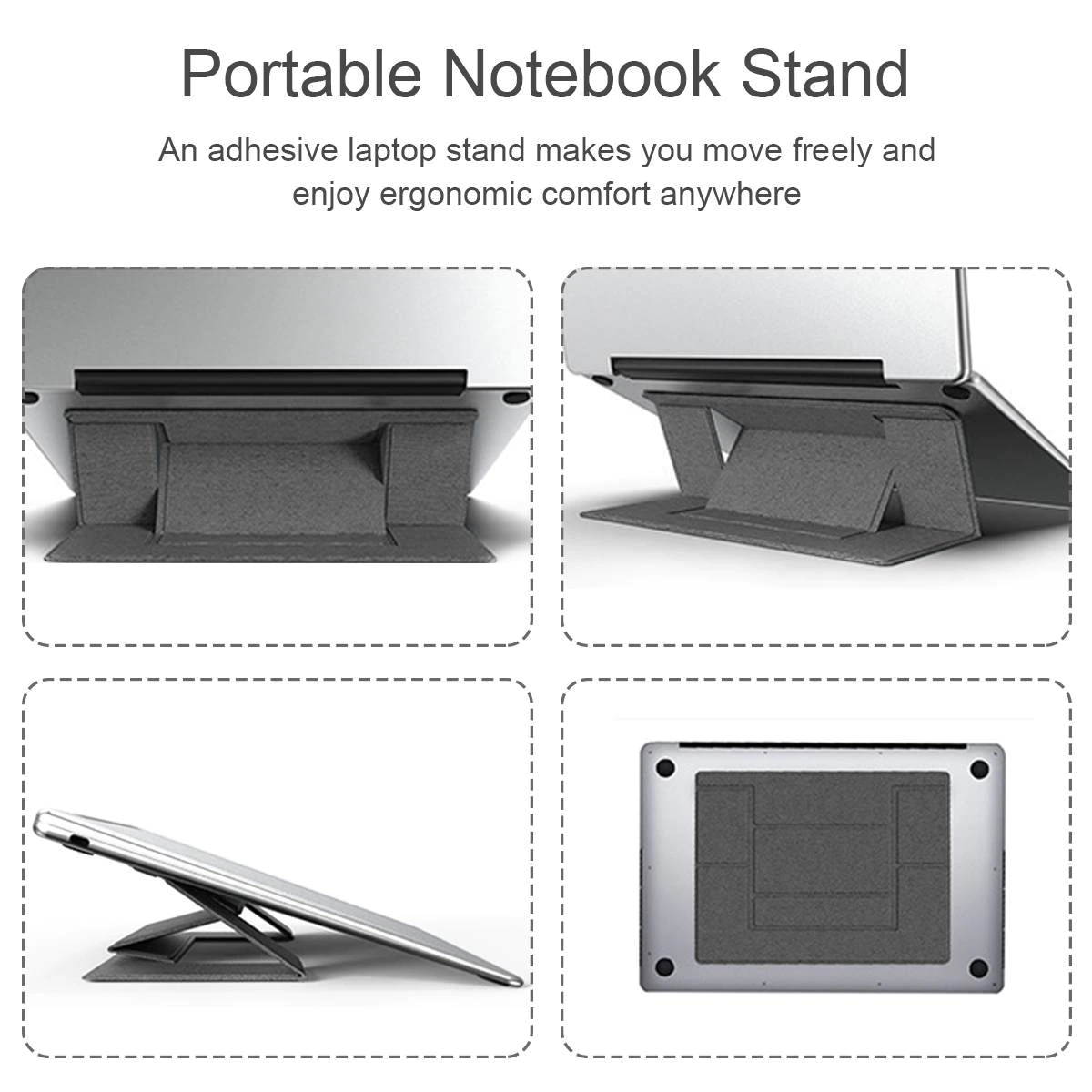 Portable Folding Laptop Stand Adjustable Height Bracket Notebook Laptop Pad Tablet Holder for iPad for MacBook
