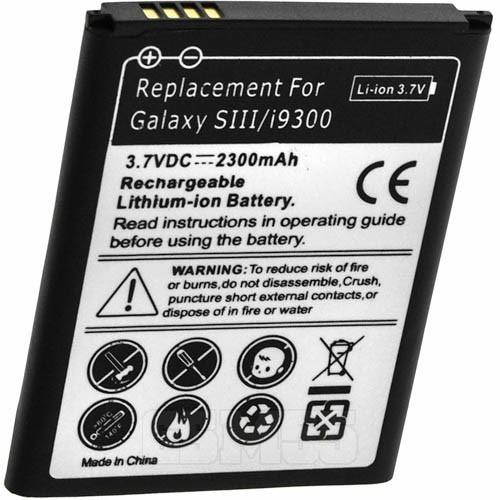 Battery for Samsung Galaxy S3, EB-L1G6LLUC 2300 mAh Replacement Battery
