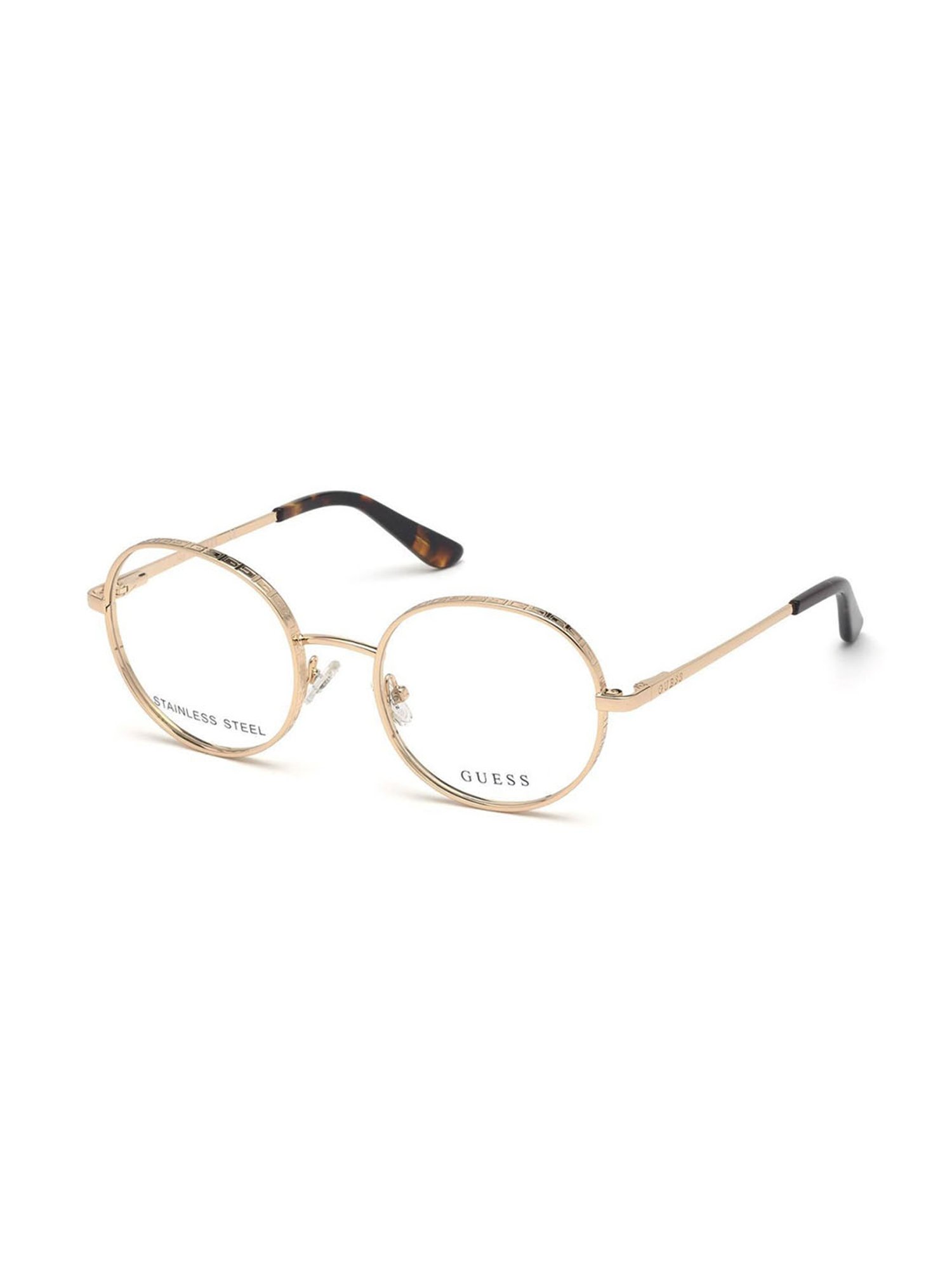 Guess Gold Round Eye Frames for Women