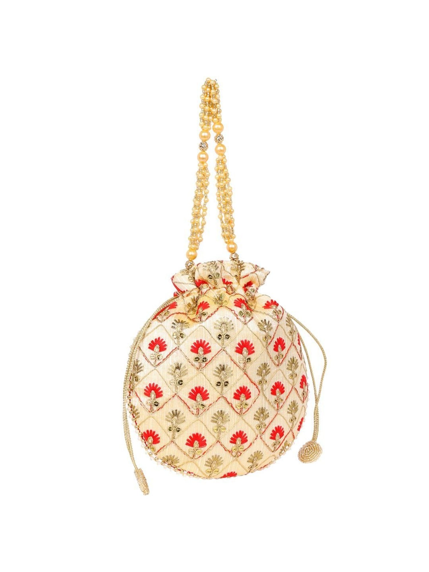 Call It Spring Silver Embellished Potli