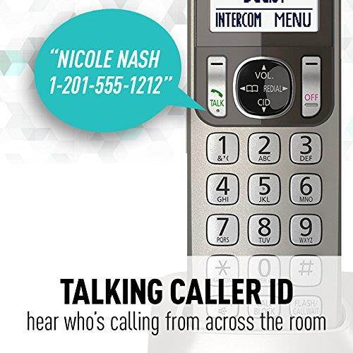 PANASONIC Corded / Cordless Phone System with Answering Machine and One Touch Call Blocking &ndash; 2 Handsets - KX-TGF352N (Champagne Gold)